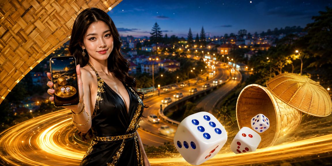 Không khí vui tươi tại Đà Lạt với trò chơi tài xỉu và nón lá truyền thống