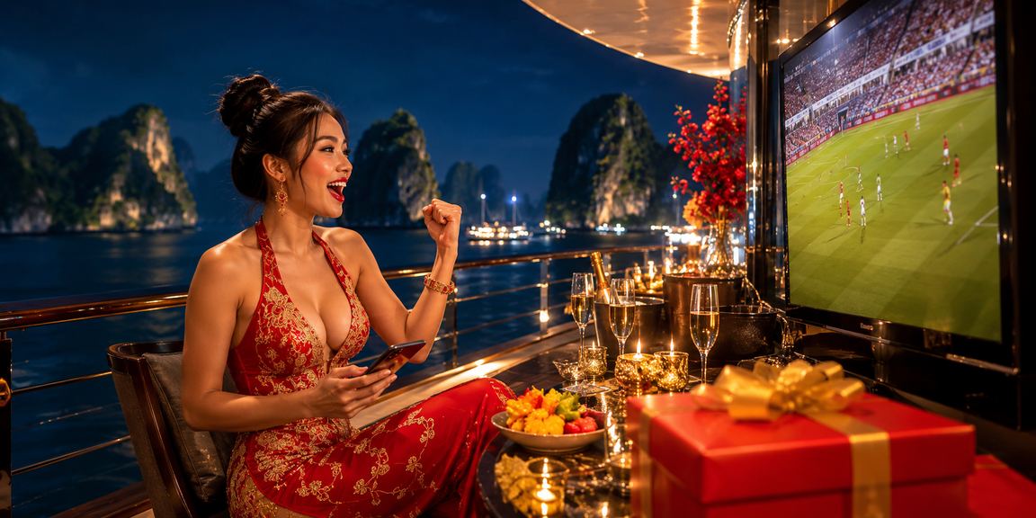Du khách tại Hạ Long tham gia lễ hội và theo dõi kết quả cược thể thao trên điện thoại